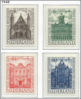 Nederland - Zomerzegels - 1948 - NVPH 500#503 - Serie - Postfris - 1