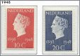 Nederland - Regeringsjubileum - 1948 - NVPH 504#505 - Serie - Postfris - 1 - Thumbnail