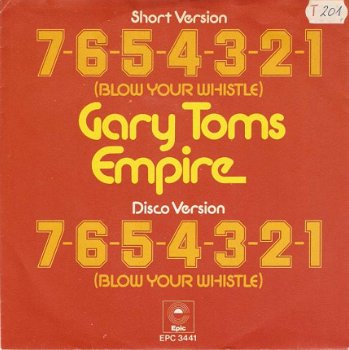 singel Gary Toms Empire - 7-6-5-4-3-2-1blow your whistle (short version) /7-6-5-4-3-2-1blow your whi - 1