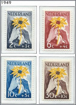 Nederland - Rode Kruis - 1949 - NVPH 538#541 - Serie - Postfris - 1