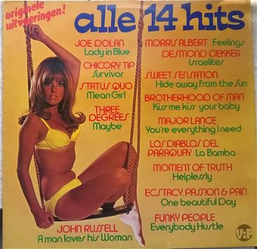 LP Alle 14 Hits - Originele uitvoeringen - 1975 - 1