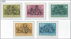 Nederland - Kinderzegels 1952 - NVPH 596#600 - Serie - Postfris