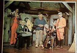 Ti-Ta tovenaar met vader, boertje, aap, heer, buurman, puzzel 63 stukjes