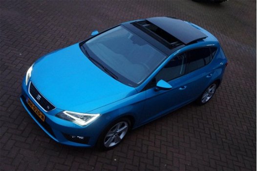 Seat Leon - 1.4 EcoTSI FR Connect Xenon+Leder+Navigatie+Camera+Panodak - 1