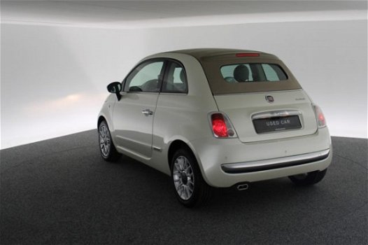 Fiat 500 C - 0.9 TwinAir Lounge Automaat 85pk Leer/Stof Navigatie Blue & Me - 1