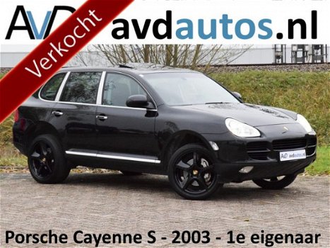 Porsche Cayenne - 4.5 S automaat / dealer onderhouden / eerste eigenaar / zwart leer / youngtimer, l - 1