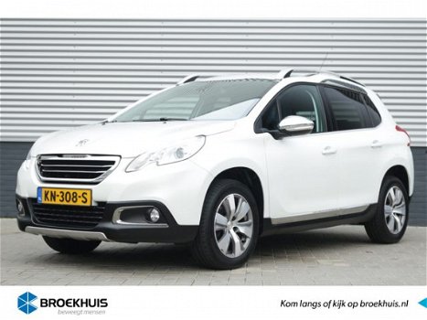 Peugeot 2008 - 1.2 110PK ALLURE NAVI ECC LMV CRUISE HALFLEDER CHROOM DONKER GLAS ETC FINANCIEREN AL - 1