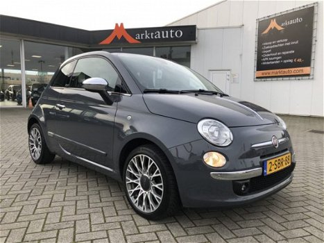 Fiat 500 C - 0.9 TwinAir Lounge Xenon Climate Leder Bluetooth Pdc - 1