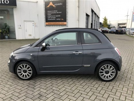 Fiat 500 C - 0.9 TwinAir Lounge Xenon Climate Leder Bluetooth Pdc - 1