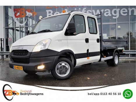 Iveco Daily - 35C13D Dubbel cabine Kipper Airco, lage km stand - 1