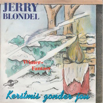 KERSTSINGLE * JERRY BLONDEL - Kerstmis Zonder Jou * BELGIUM 7