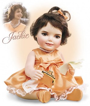 Franklin Mint Jackie Kennedy Porcelain Baby Pop - 1