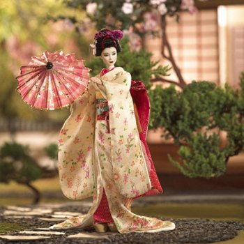 Maiko Japanese Gold Label Barbie - 1