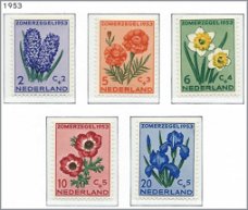 Nederland - Zomerzegels 1953 - NVPH 602#606 - Serie - Postfris