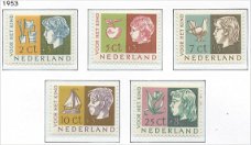 Nederland - Kinderzegels 1953 - NVPH 612#616 - Serie - Postfris