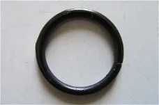 Zwart metalen gordijn ringen (per 5) - NIEUW