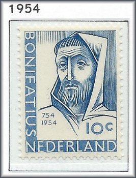 Nederland - St. Bonifatius 1954 - NVPH 646 - Serie - Postfris - 1