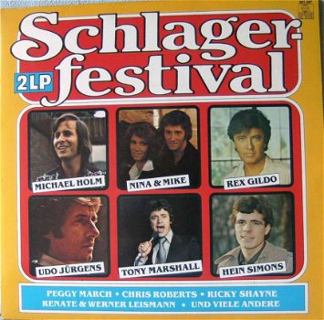 dubbel LP Schlager festival 1974 - 1