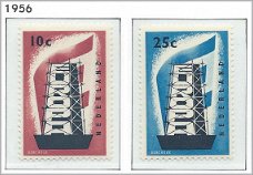 Nederland - Europa – Steiger 1956 - NVPH 681#682 - Serie - Postfris