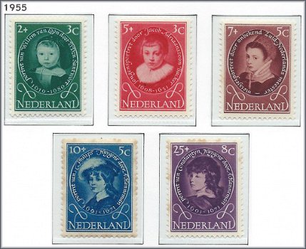 Nederland - Kinderzegels 1955 - NVPH 666#670 - Serie - Postfris - 1