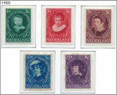 Nederland - Kinderzegels 1955 - NVPH 666#670 - Serie - Postfris