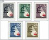 Nederland - Kankerbestrijding 1955 - NVPH 661#665 - Serie - Postfris - 1 - Thumbnail