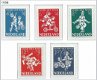 Nederland - Europa – Kinderzegels 1958 - NVPH 715#719 - Serie - Postfris - 1 - Thumbnail