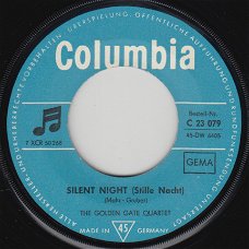 KERSTSINGLE * THE GOLDEN GATE QUARTET -SILENT NIGHT * GERMANY 7"