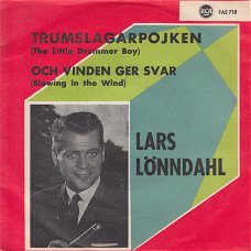 KERSTSINGLE * LARS LÖNNDAHL - TRUMSLAGRPOJKEN * ZWEDEN  7"