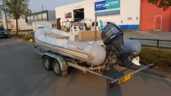 Zodiac Medline 500 uit 2018 met Yamaha F70 en trailer - 3