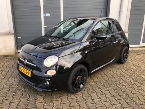 Fiat 500 - S 1.2 bj2014 *Sport *Airco *Black *47.000km - 1