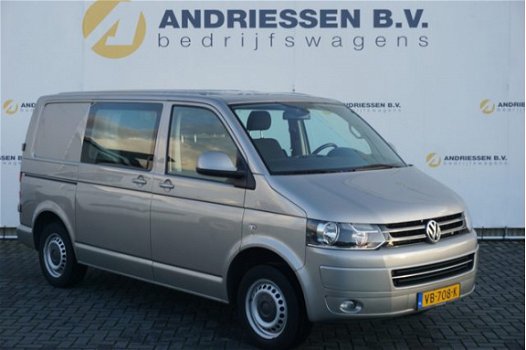 Volkswagen Transporter - T5 2.0 TDI L1H1 Dubbele Cabine, Airco, Cruise, Parkeersensor - 1