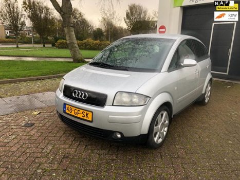 Audi A2 - 1.4 Goed onderhouden/Climate-Control/Nap/elek-ramen/Lmv/Apk/CV/CD - 1