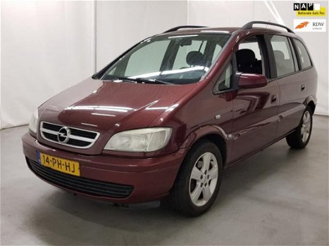 Opel Zafira - 1.8-16V Maxx ✅NAP, 7PERS, AIRCO, CRUISE, BOEKJES, APK 27-03-2020, TREKHAAK, ELEC RAMEN - 1