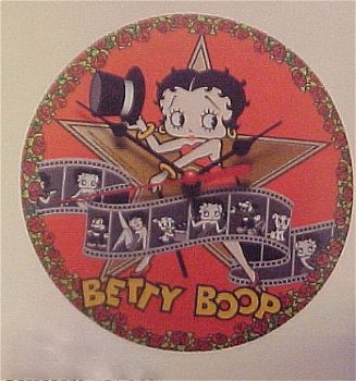 Betty Boop Wandklok 2 - 1