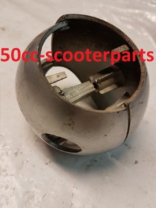 Kapjes schokbreker zilver peugeot Ludix pro 14 inch 76149BL gebruikt