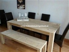 Steigerhout Tafel Eettafel Bureau GRATIS BEZORGD