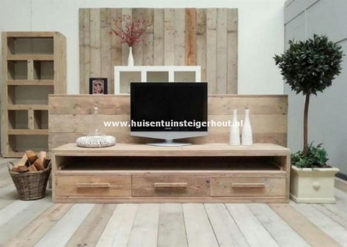 Steigerhout Tv Meubel Dressoir Kast GRATIS BEZORGD - 6