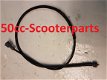 Kilometerteller kabel Peugeot Speedfight 2 Origineel 736610 gebruikt - 1 - Thumbnail