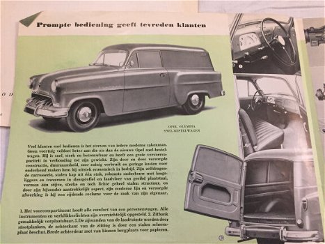 Setje OPEL GM brochures 1953 (D295) - 6