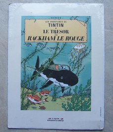 Poster TinTin Le tresor de Rackham Le Rouge