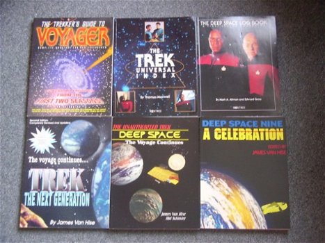 6 Verschillende Star Trek boeken - 1
