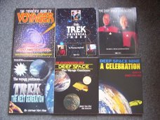 6 Verschillende Star Trek boeken