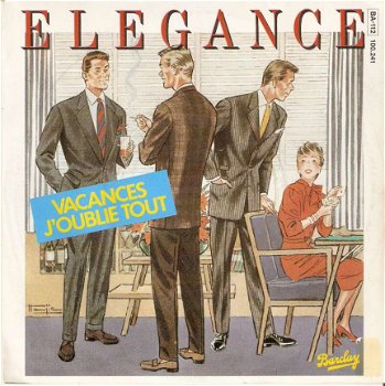 singel Elegance - Vacances j’oublie tout / instrumental - 1