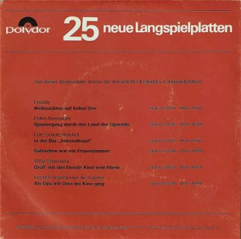 Reclame singel Polydor 1964 - 2