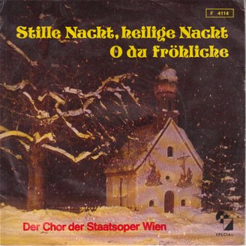 KERSTSINGLE * DER CHOR DER STAATSOPER WIEN - STILLE NACHT, HEILIGE NACHT* AUSTRIA 7