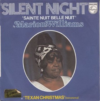 KERSTSINGLE * MARION WILLIAMS * SILENT NIGHT * FRANCE 7