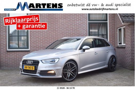 Audi A3 Sportback - 1.6 TDI 110pk H6 2x S-Line Ambition Sport Edition Xenon Ecc Pdc Leder Navigatie - 1