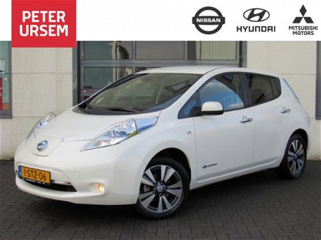 Nissan LEAF - Tekna 24 kWh Automaat incl. BTW (€12350, - ex BTW) Dealer onderhouden Leder Navi BOSE- - 1