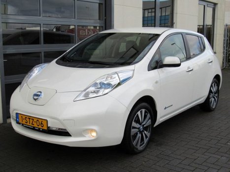 Nissan LEAF - Tekna 24 kWh Automaat incl. BTW (€12350, - ex BTW) Dealer onderhouden Leder Navi BOSE- - 1